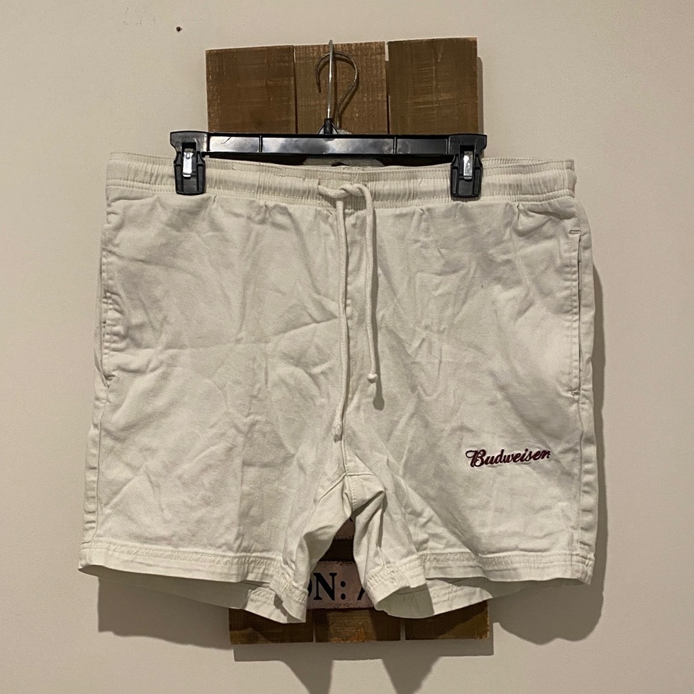 Budweiser Cream Casual Shorts